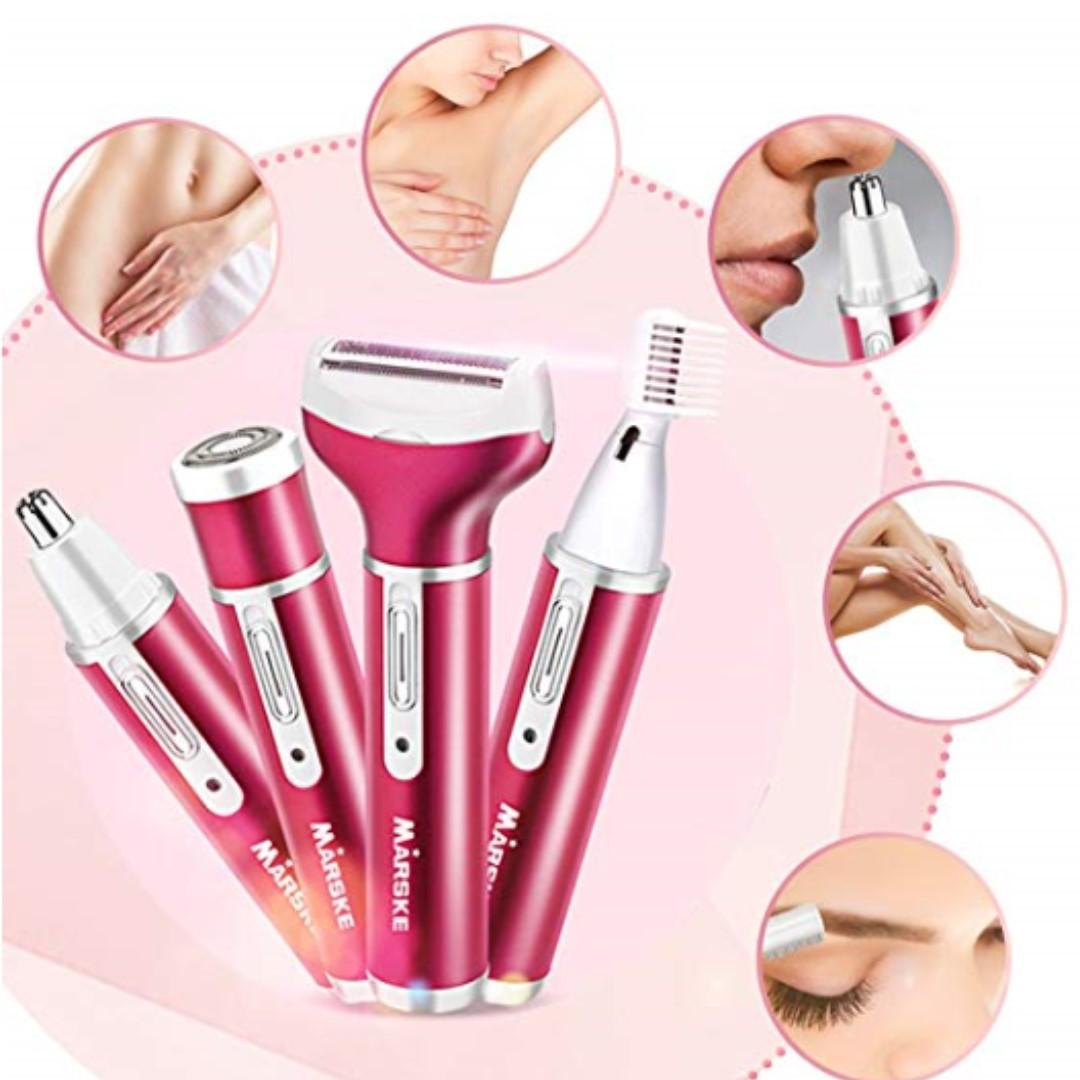 Lady Shaver Kimferd 4 In 1 Lady Trimmer Usb Rechargeable Women
