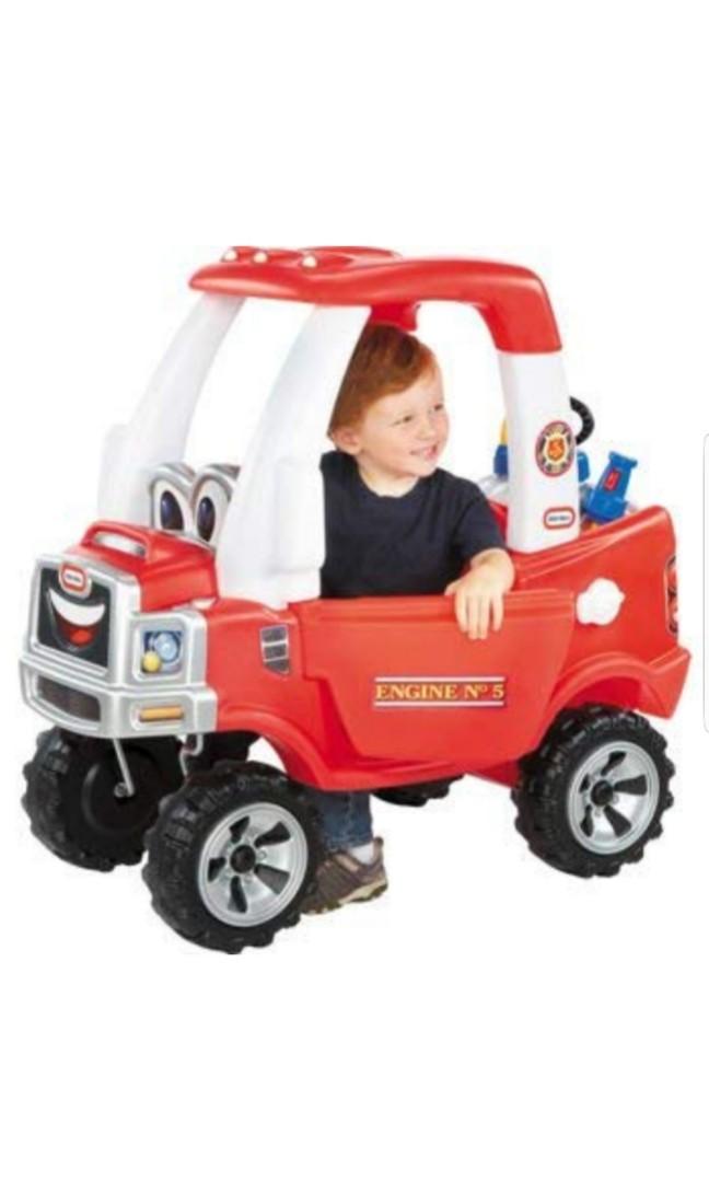 little tikes fire car