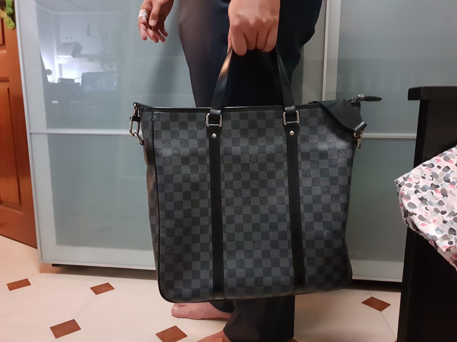 Louis Vuitton Damier Graphite Tadao N51192 Men's 2WAY bag DU3180  Authentic