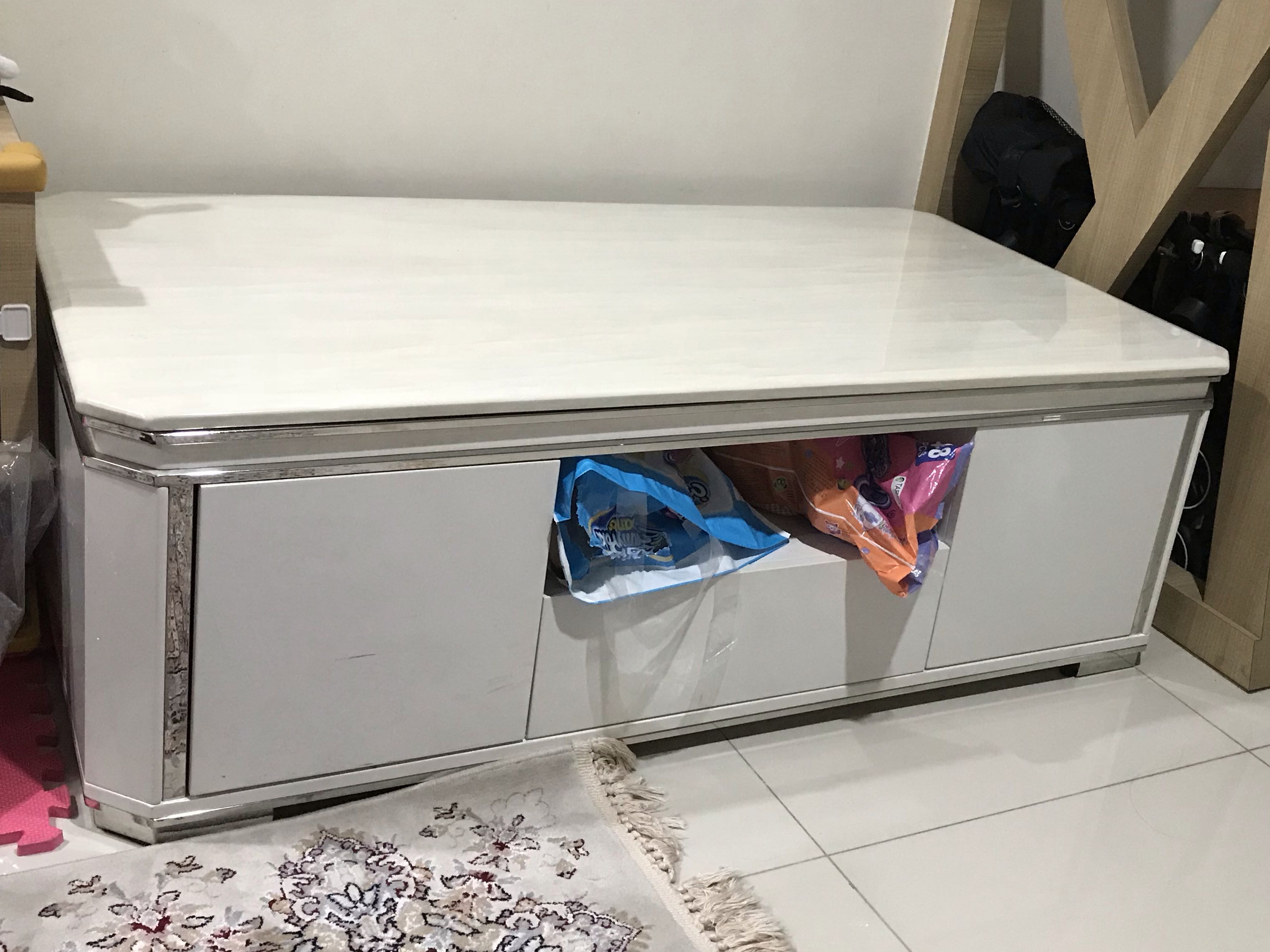 Marble White Coffee Table Furniture Tables Chairs On Carou Photo