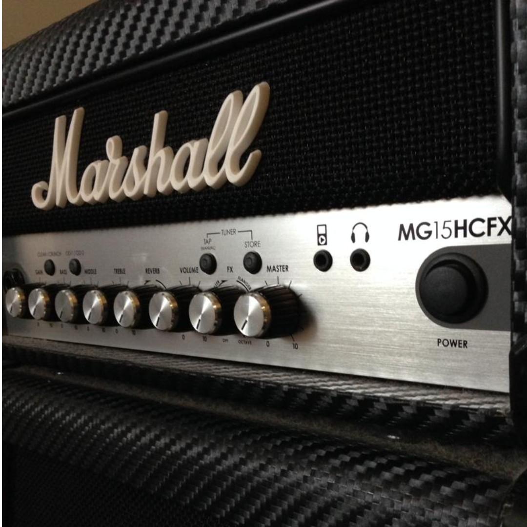 Marshall MG15 HCFX Mini Stack, Hobbies & Toys, Music & Media, Music