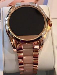 Michael Kors Bradshaw smartwatch rose gold, Mobile Phones & Gadgets,  Wearables & Smart Watches on Carousell