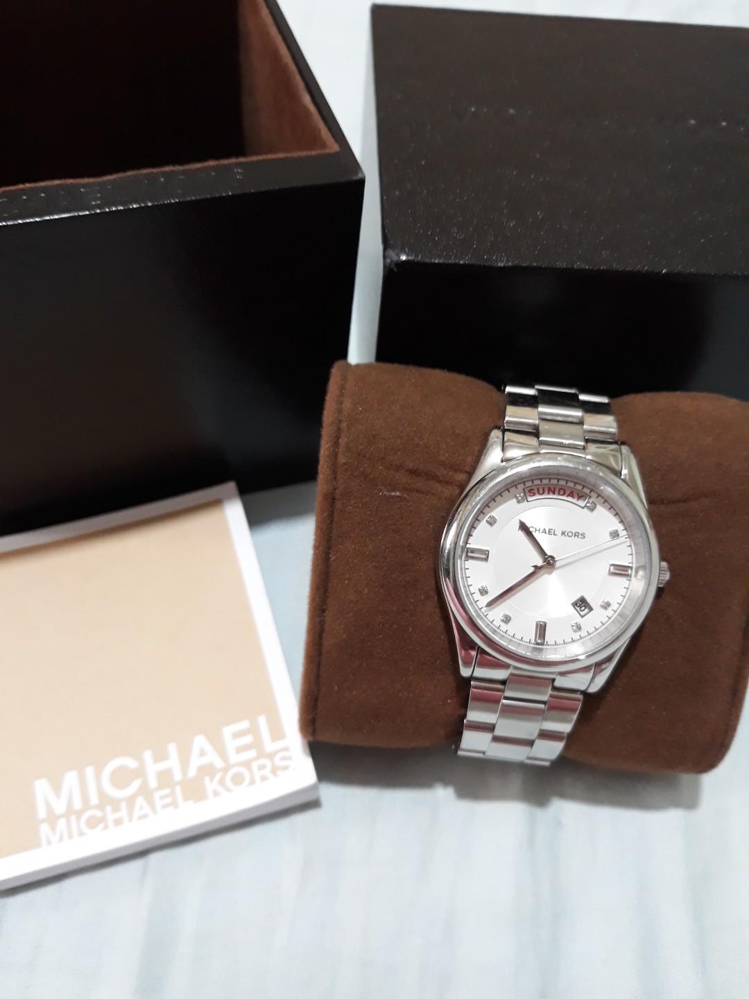 Michael Kors Colette Rose GoldTone and Leather Watch MK2817  USA  Loveshoppe