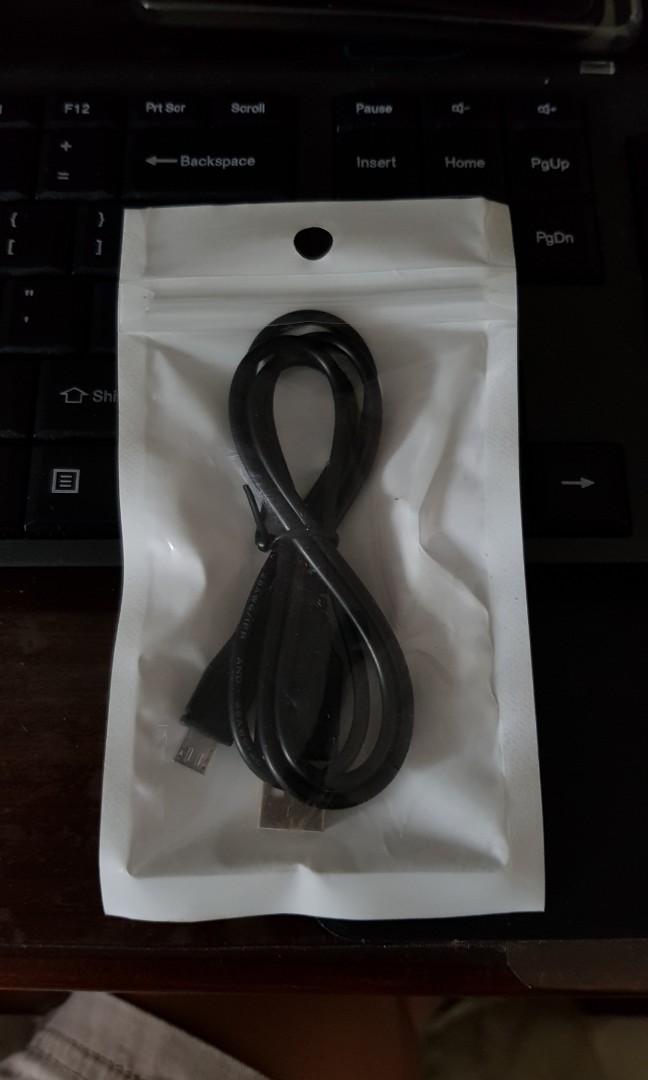 Micro USB Wire (Category: Cables & Adaptors) located in Singapore. Submitted by boscolim (Listing ID 192564941, Image 1). Description: Giving it away so it doesn't go to waste :).