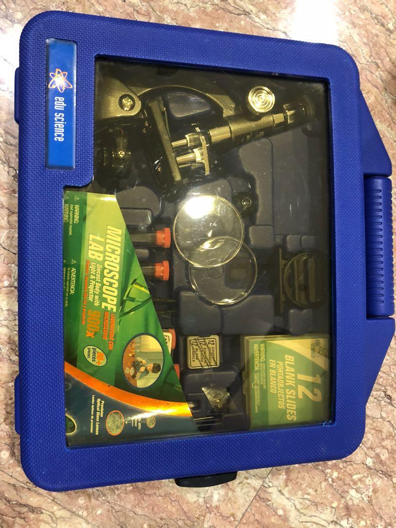 Microscope Lab (Category: Educational & Learning Toys) located in Singapore. Submitted by irenep123 (Listing ID 192658731, Image 1). Description: Education science experiment toys .
