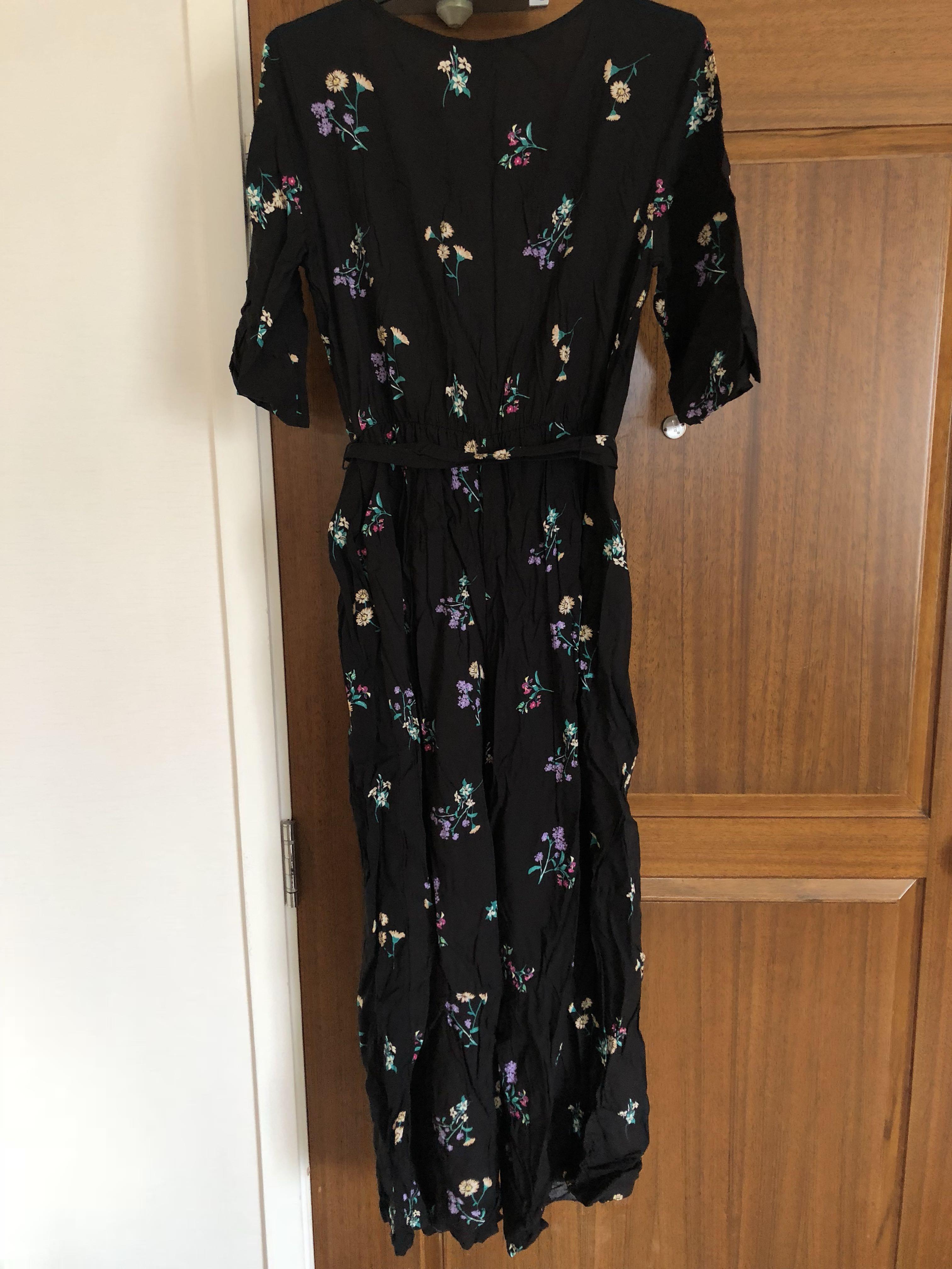 monki floral jumpsuit