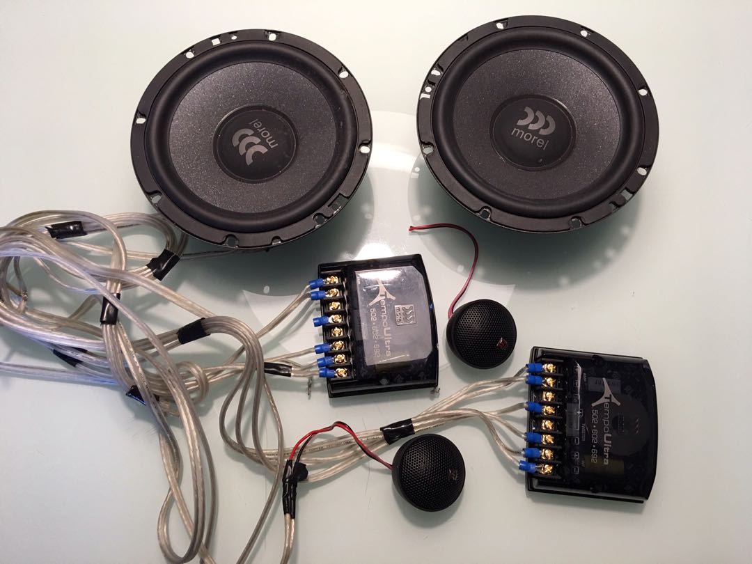 Morel Tempo Ultra 602 Component Car Speakers 2way 120 RMS 250w, Auto