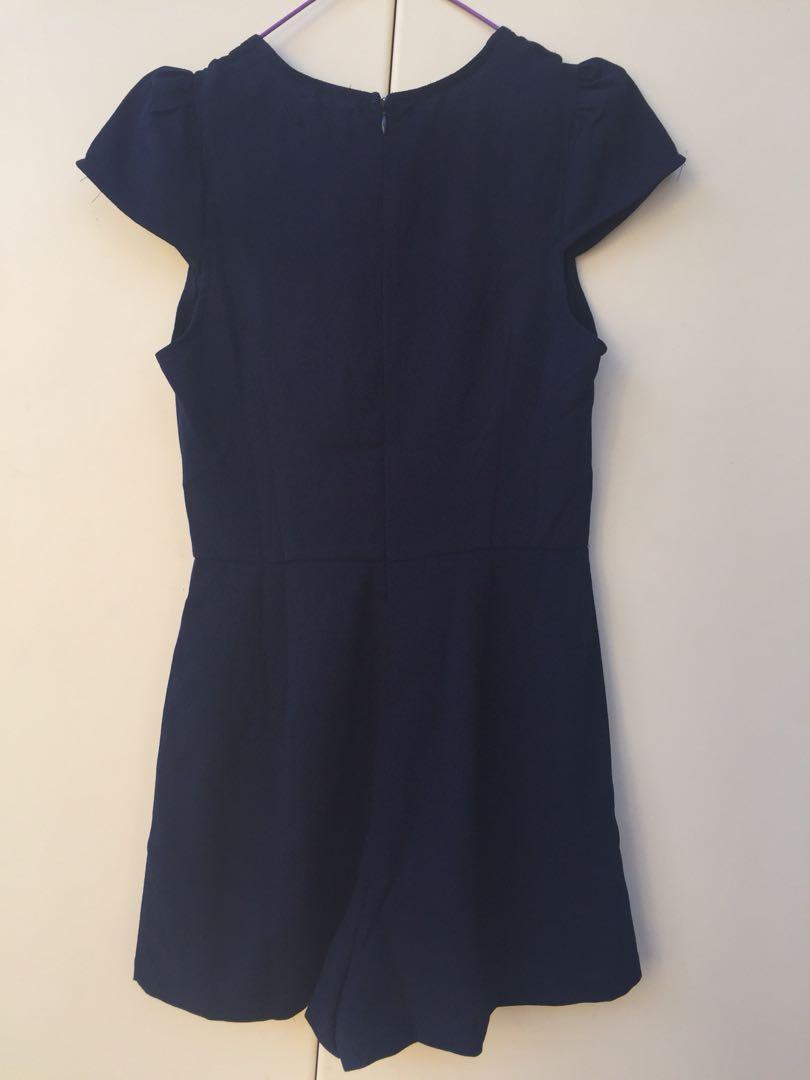 New Dotti Navy Playsuit Au8 Women S Fashion Clothes On Carousell