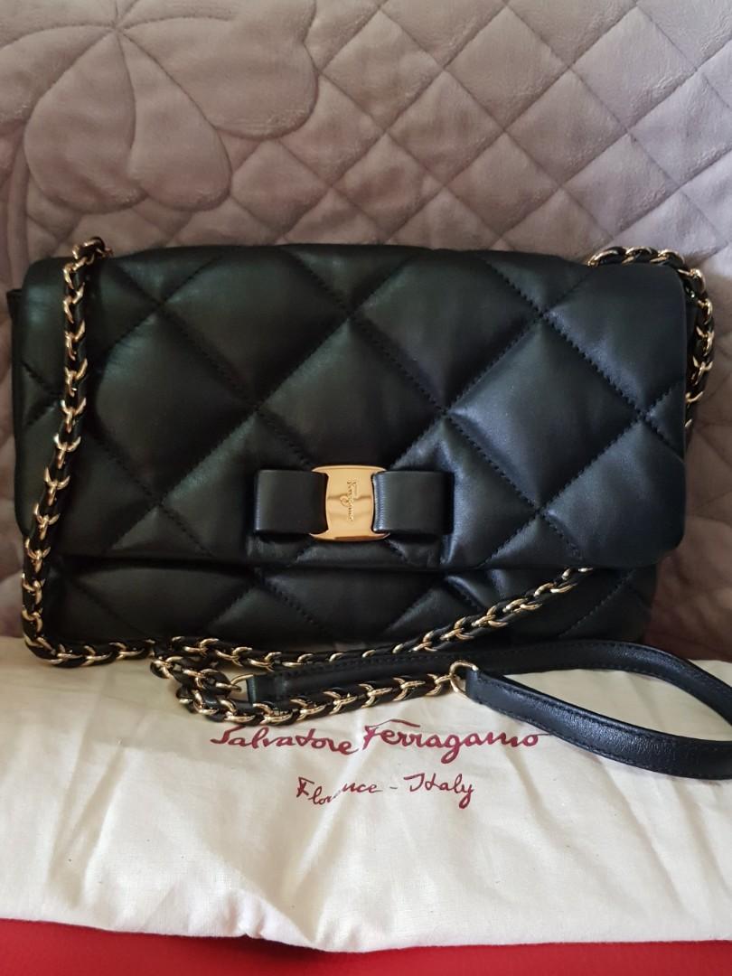 Salvatore ferragamo quilted bag sale