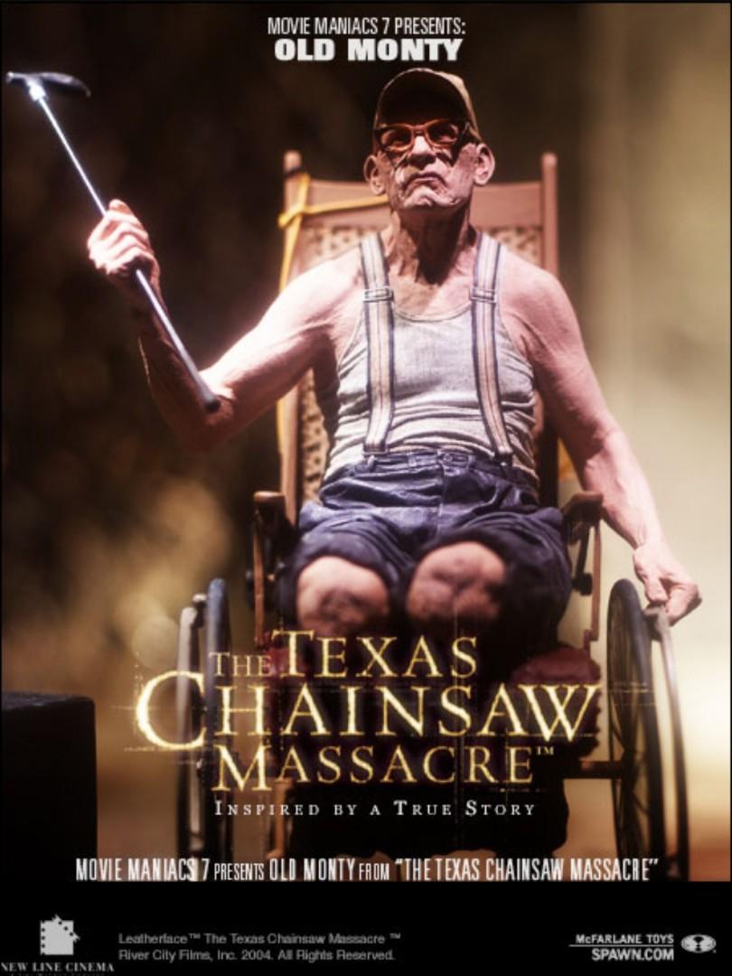 Old Monty McFarlane Movie Maniacs Series 7 The Texas Chainsaw
