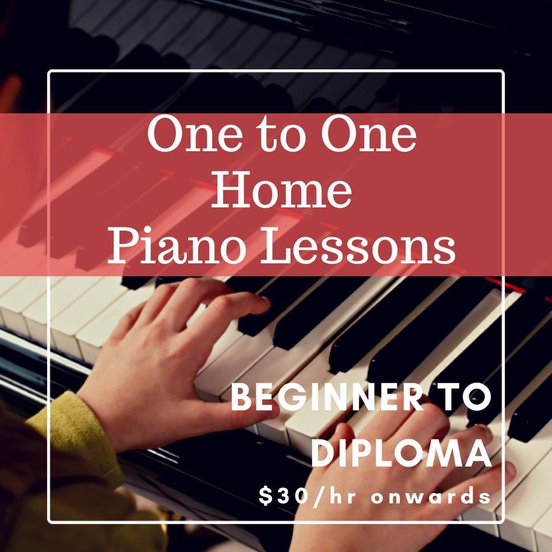 Private Piano Lesson Piano Instructor One to One Home Piano Lesson