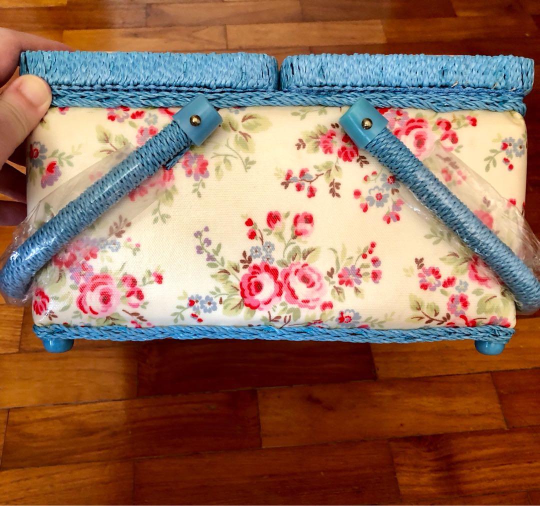 Original Cath Kidston Sewing Basket, Hobbies & Toys, Stationery & Craft