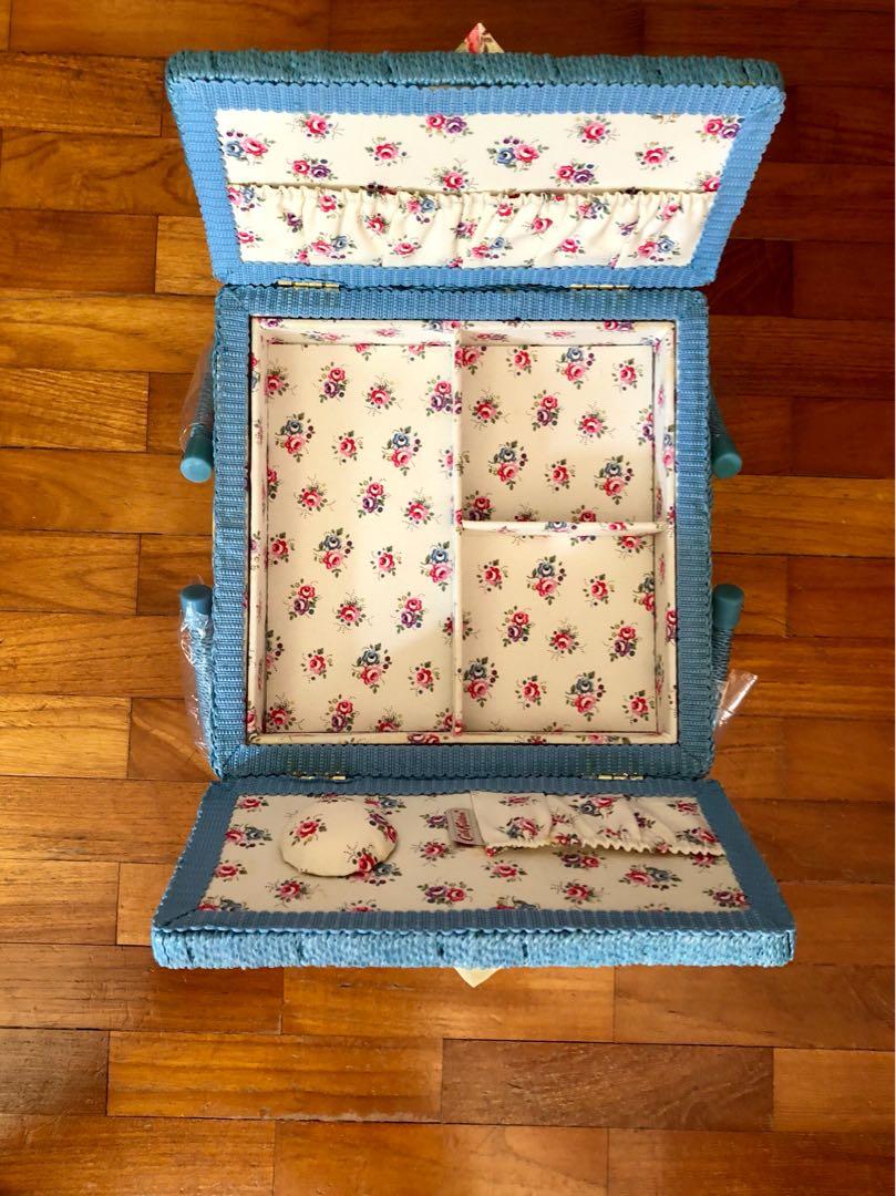 Original Cath Kidston Sewing Basket, Hobbies & Toys, Stationery & Craft
