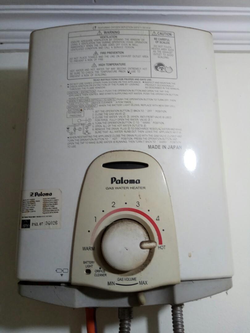 Paloma Water Heater Ionizer Paloma Water Heater Ionizer