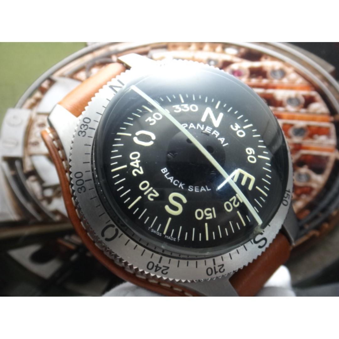 Panerai Pam 191 Black Seal Compass 61mm Titanium Luxury