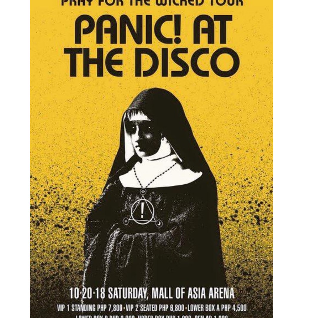 Panic At The Disco Pray For The Wicked Tour Tickets Vouchers Event Tickets On Carousell