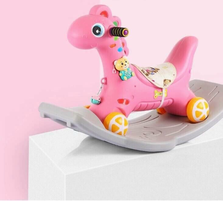 rocking horse with wheels
