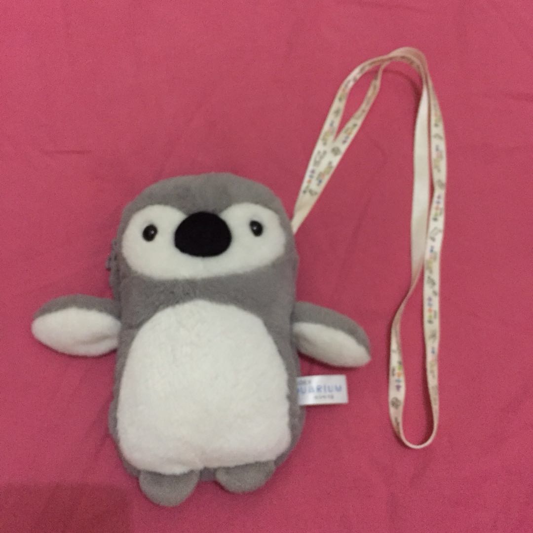 Pouch Tali Gantung Bentuk Penguin Coex Aquarium Korea Original