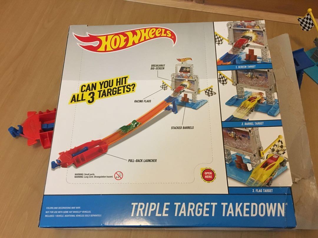 Hot wheels triple target takedown store