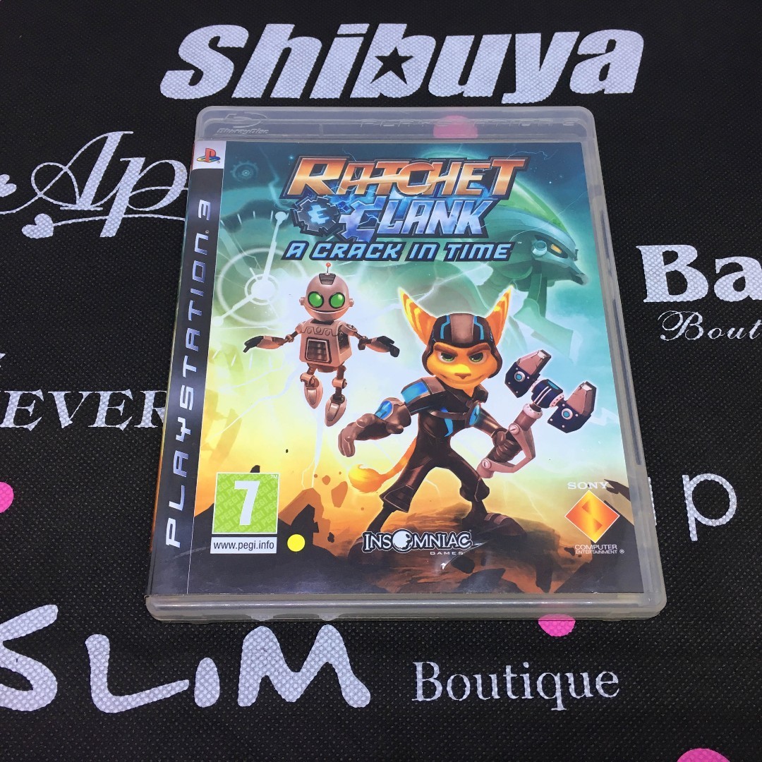 PS3 Game Ratchet Clank Future A Crack in Time Video Gaming