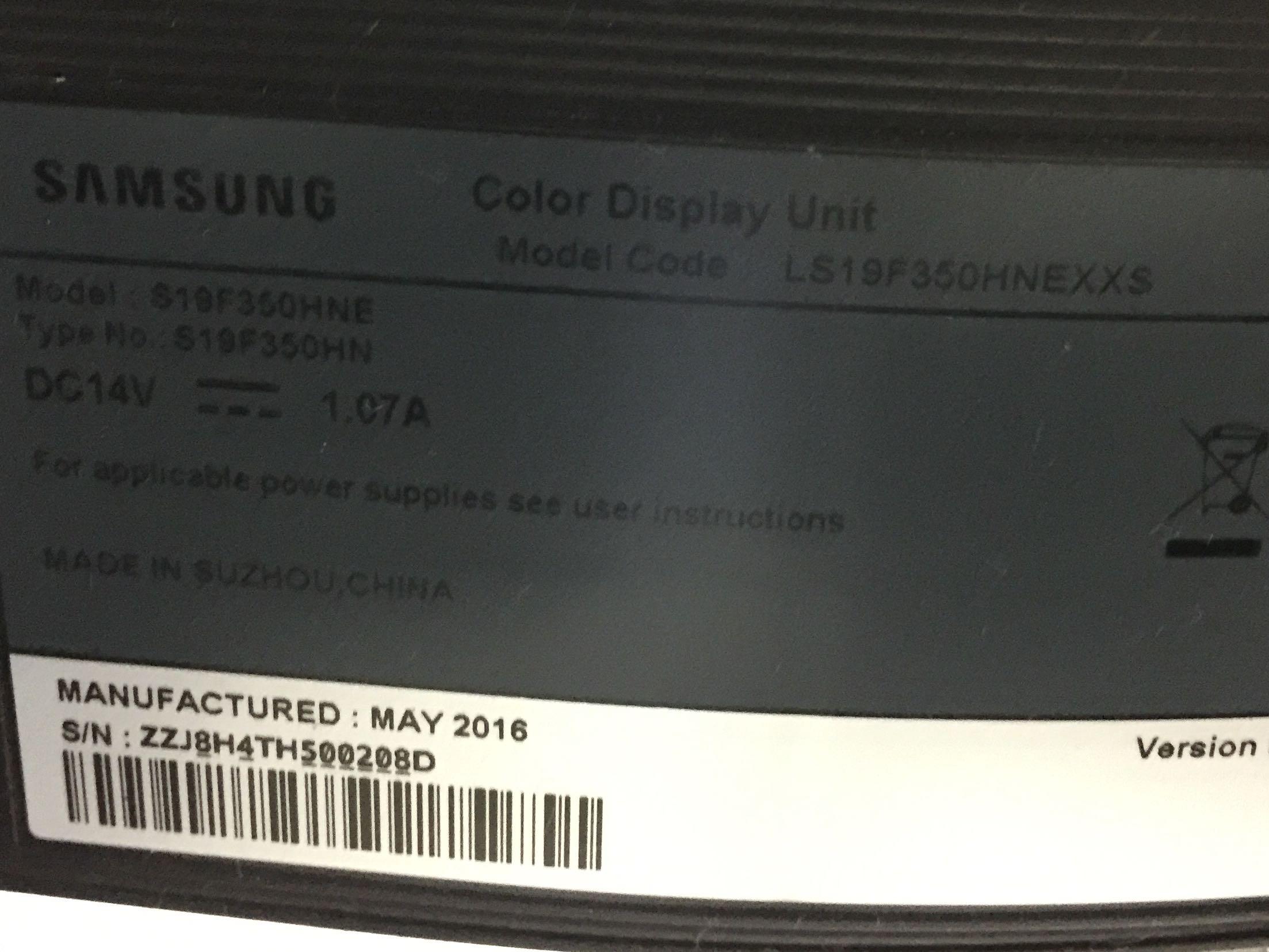Samsung 19 inch LED screen/monitor, Electronics, Computers, Desktops on ...
