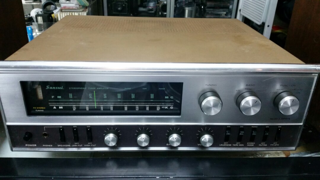 Sansui model 500a turner Receiver Tube Integrated amplifier, Audio