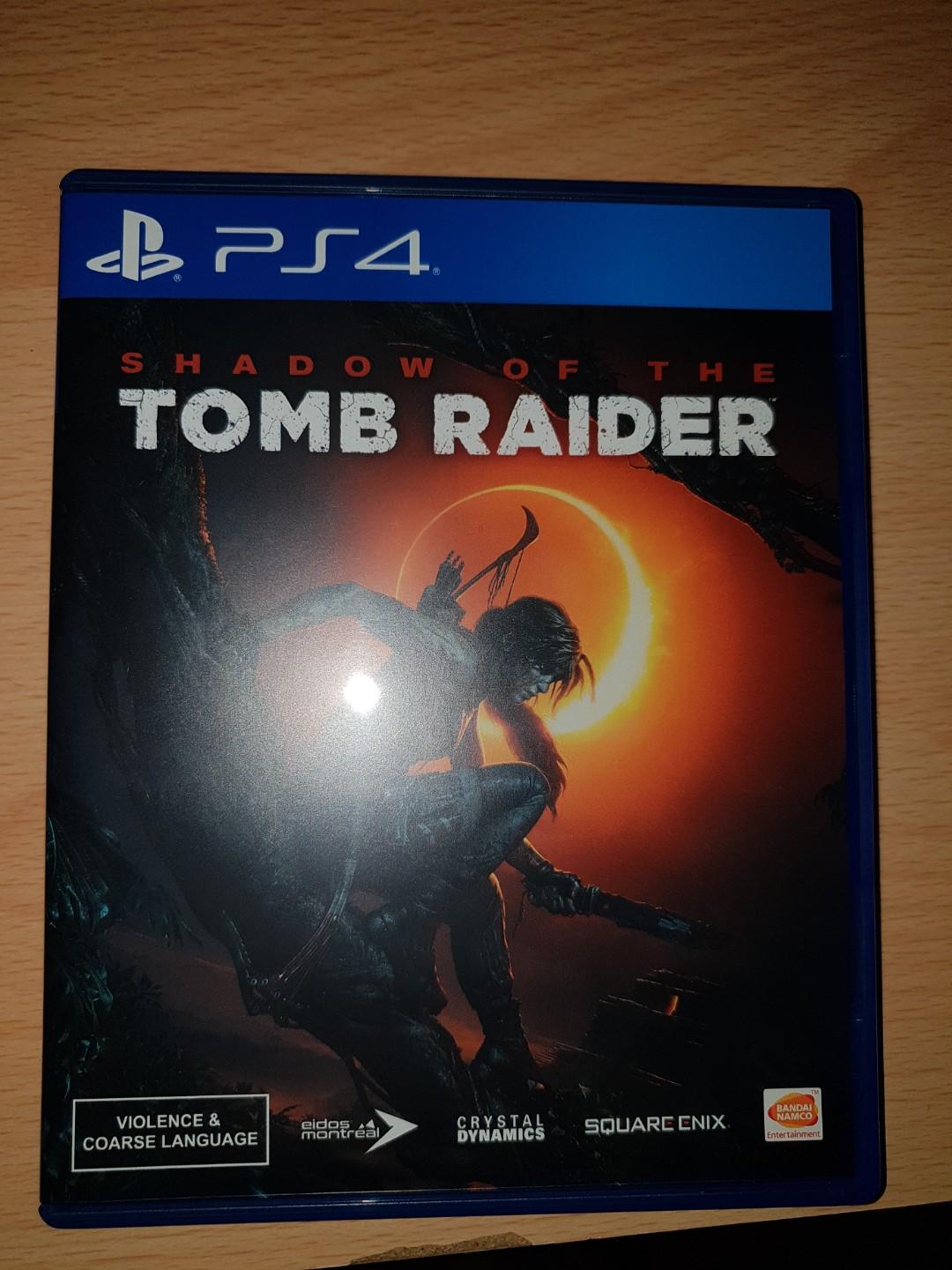 Shadow Of The Tomb Raider Ps4 Toys Games Video Gaming Video Games On Carousell
