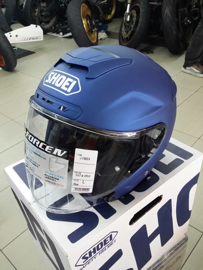 Shoei J Force 4 Flat Blue, Motorcycles 