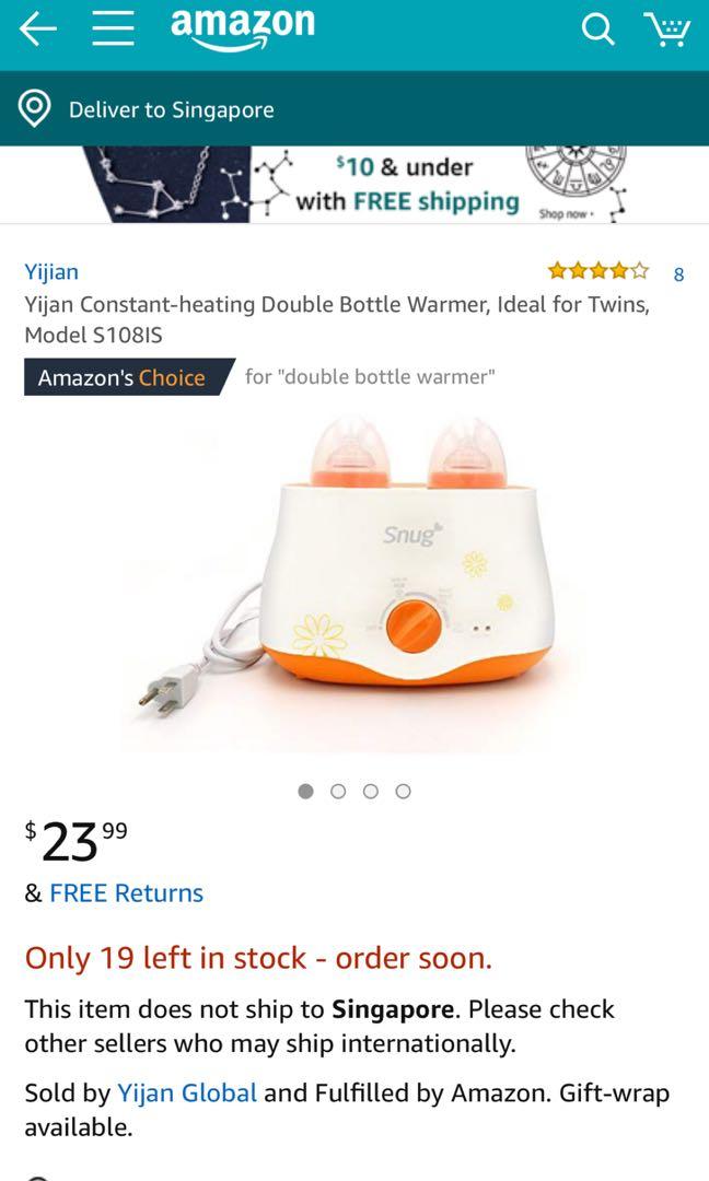 Snug bottle sale warmer