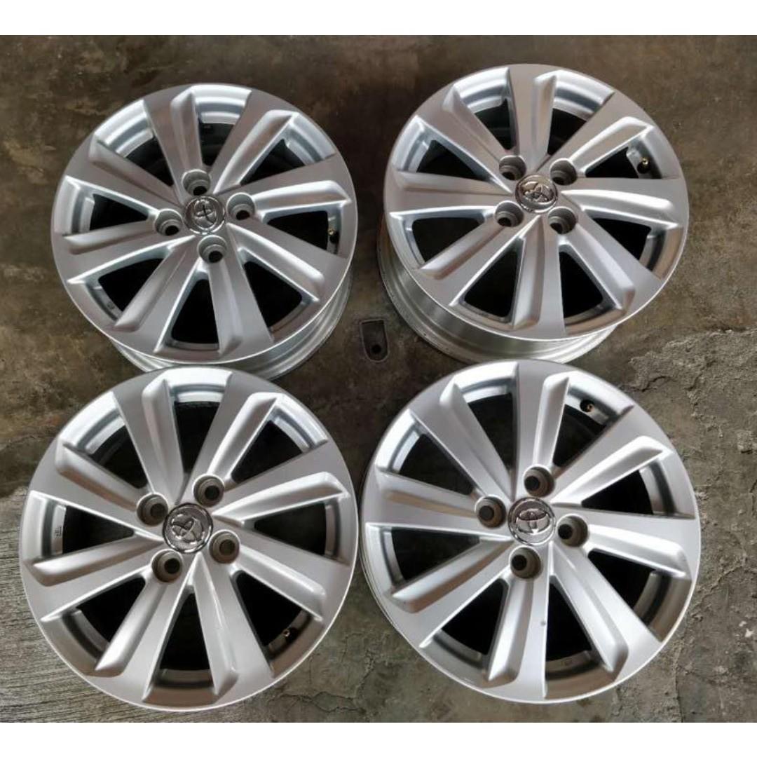 SPORT RIM 15inch TOYOTA VIOS ORIGINAL, Auto Accessories on Carousell