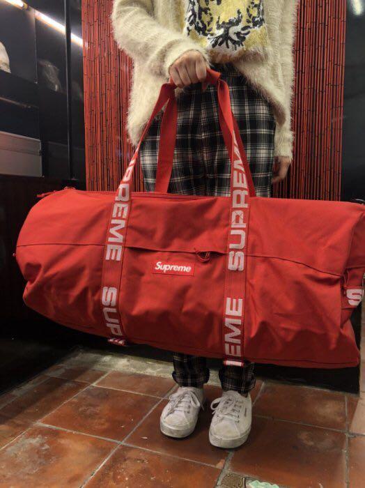 supreme large duffle bag ss18