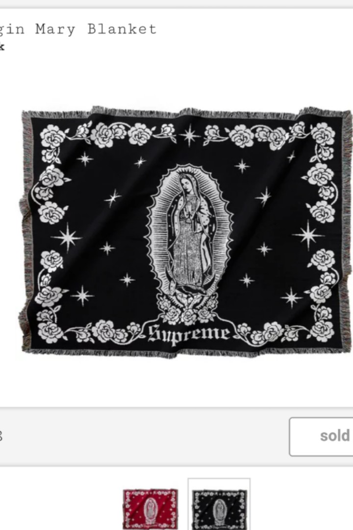 Supreme blanket virgin mary hotsell