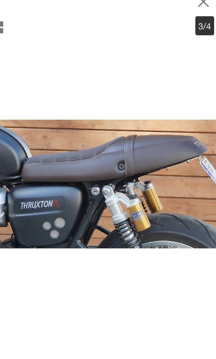 thruxton r dual comfort seat