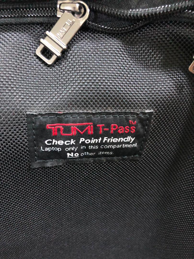 Tumi Backpack model 96578 T pass Men s Fashion Bags Backpacks on Carousell