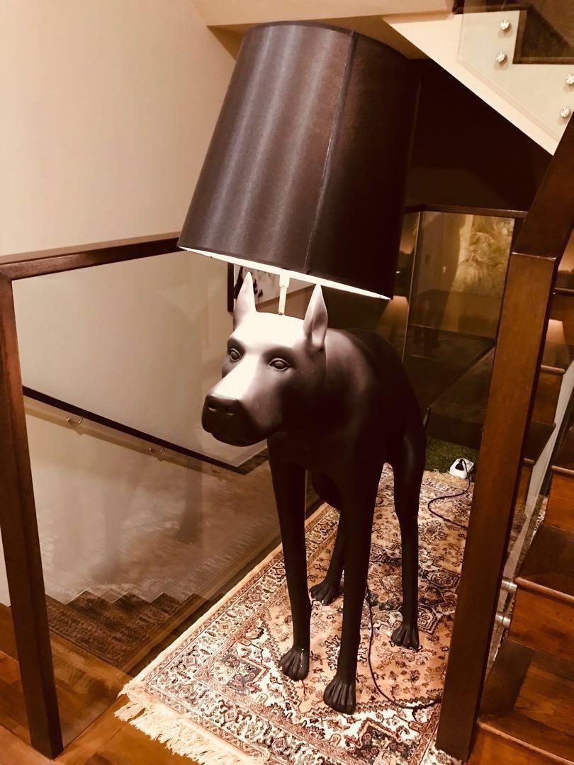 Dog cheap floor lamp