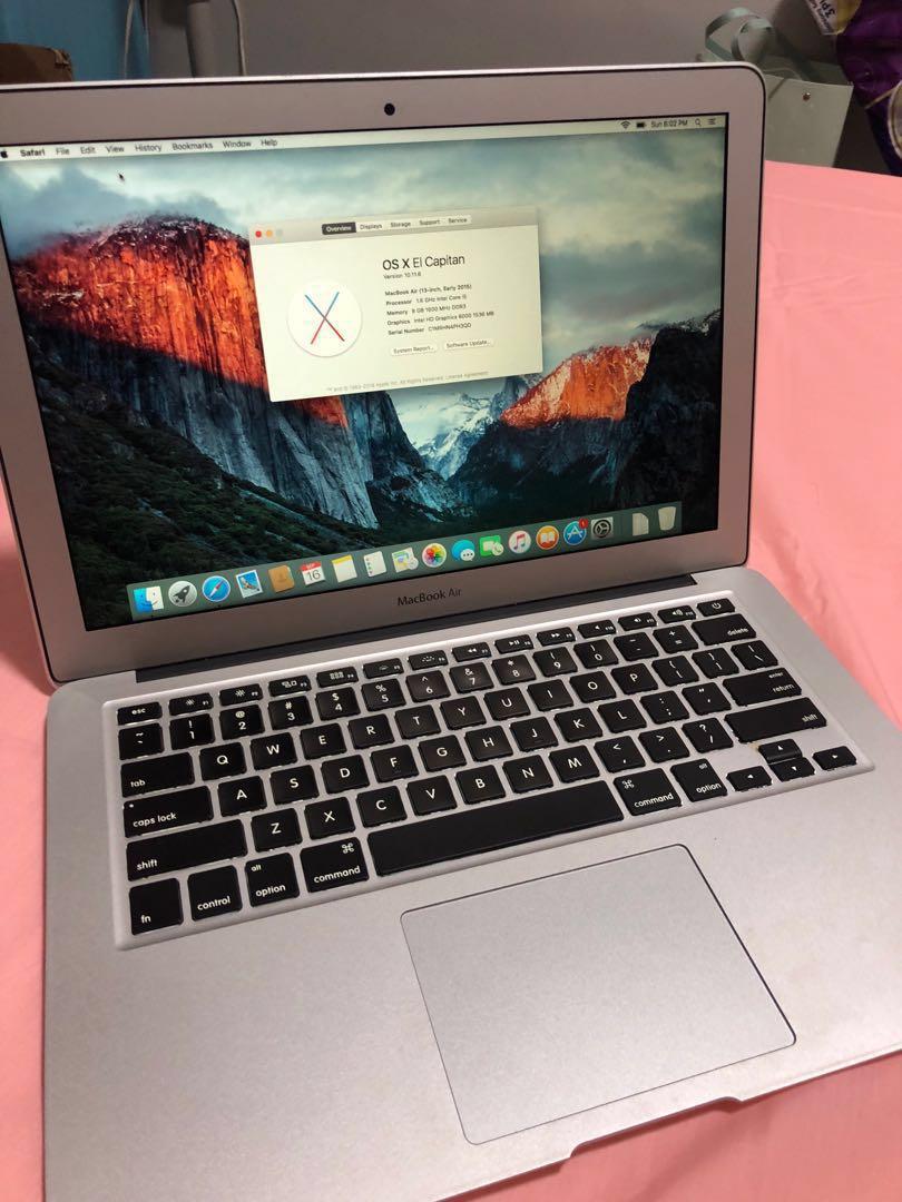 Used Macbook Air 13 Inch 2015 Electronics Computers Laptops On Carousell