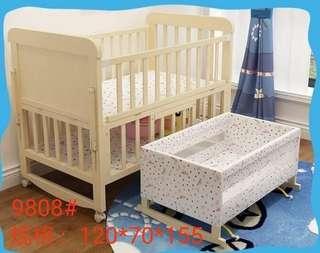 second hand wooden cot
