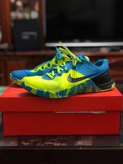Nike Metcon2 藍黃陰陽配色
