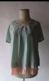 BLOUSE LASERCUT MURAH