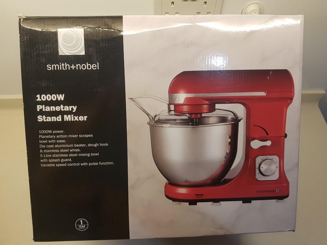 Smith + Nobel 1000W Planetary 5L Stand Mixer (with variable speed ...