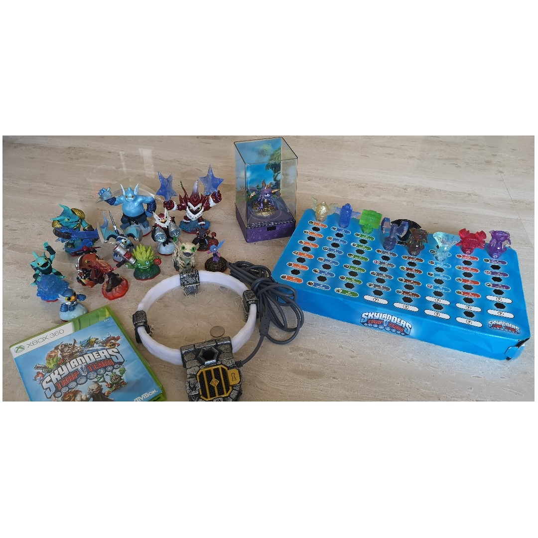 Activision Skylanders Trap Team Starter Pack Xbox 360 Electronics Others On Carousell Skylanders trap team game disk (xbox 360), traptanium portal, 2 figures (food fight & snap shot), 2 traps (water & life), a character collector poster, 2 sticker sheets with secret codes, and 2 trading cards. activision skylanders trap team starter pack xbox 360