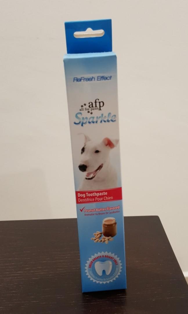 afp sparkle dog toothpaste