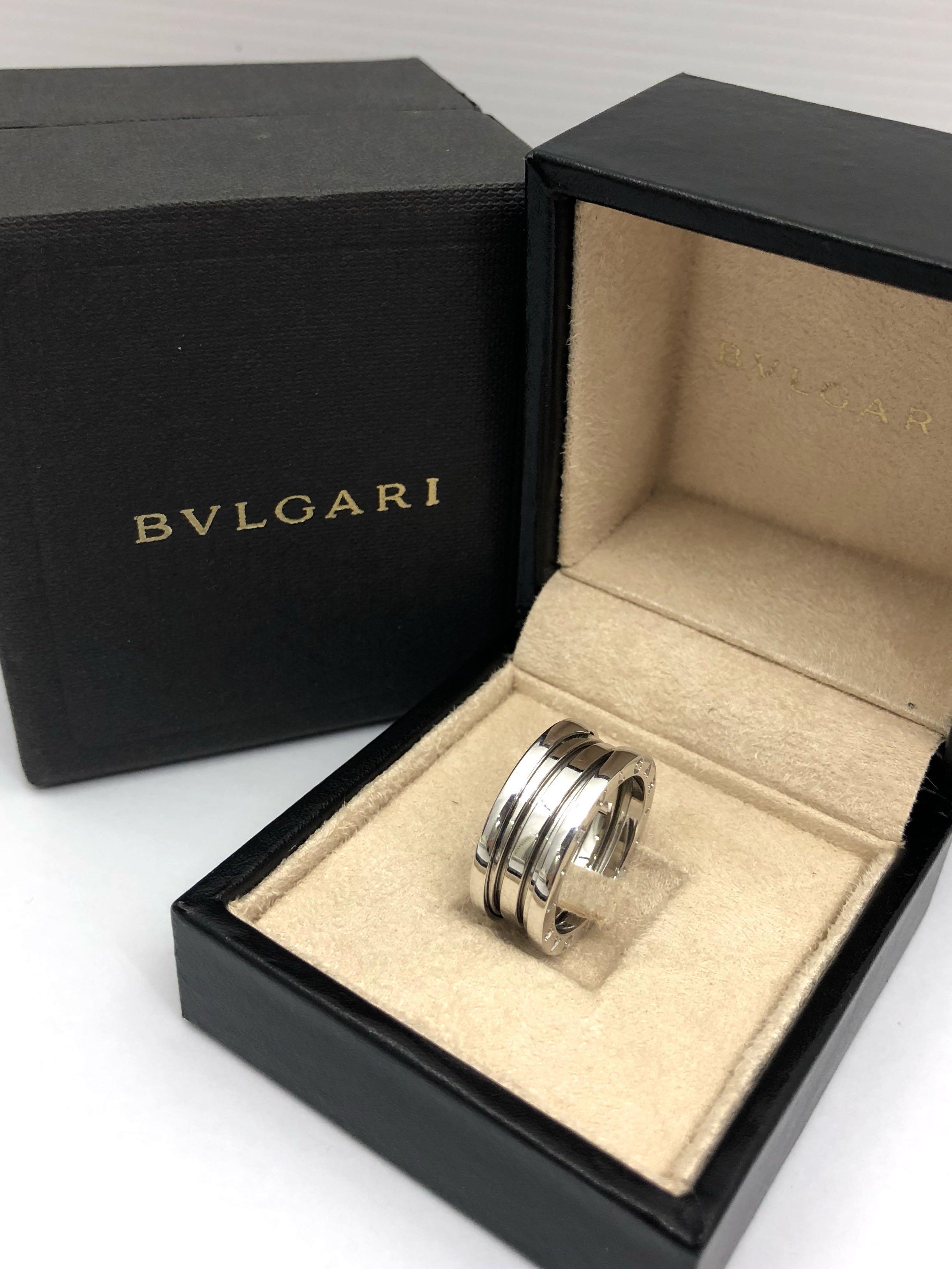 Bvlgari B Zero Ring 10 2g Us Size 7 Men S Fashion Accessories Others On Carousell