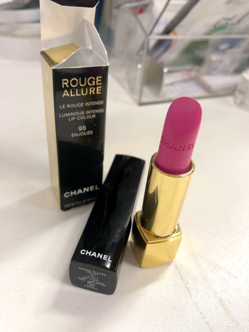 CHANEL Rouge Allure Velvet 啞緻唇膏Lipstick 44 La Diva, 美容＆個人護理, 健康及美容- 皮膚護理,  化妝品- Carousell