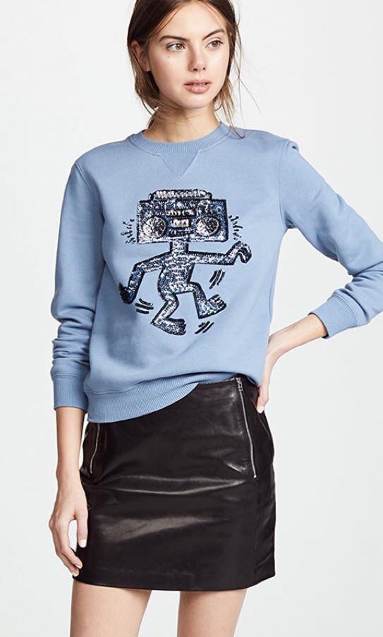 Coach 1941 x Keith Haring Embellished Sweatshirt Women s Fashion