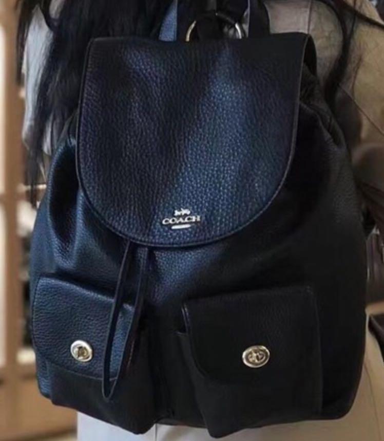 Coach billie backpack black 2025