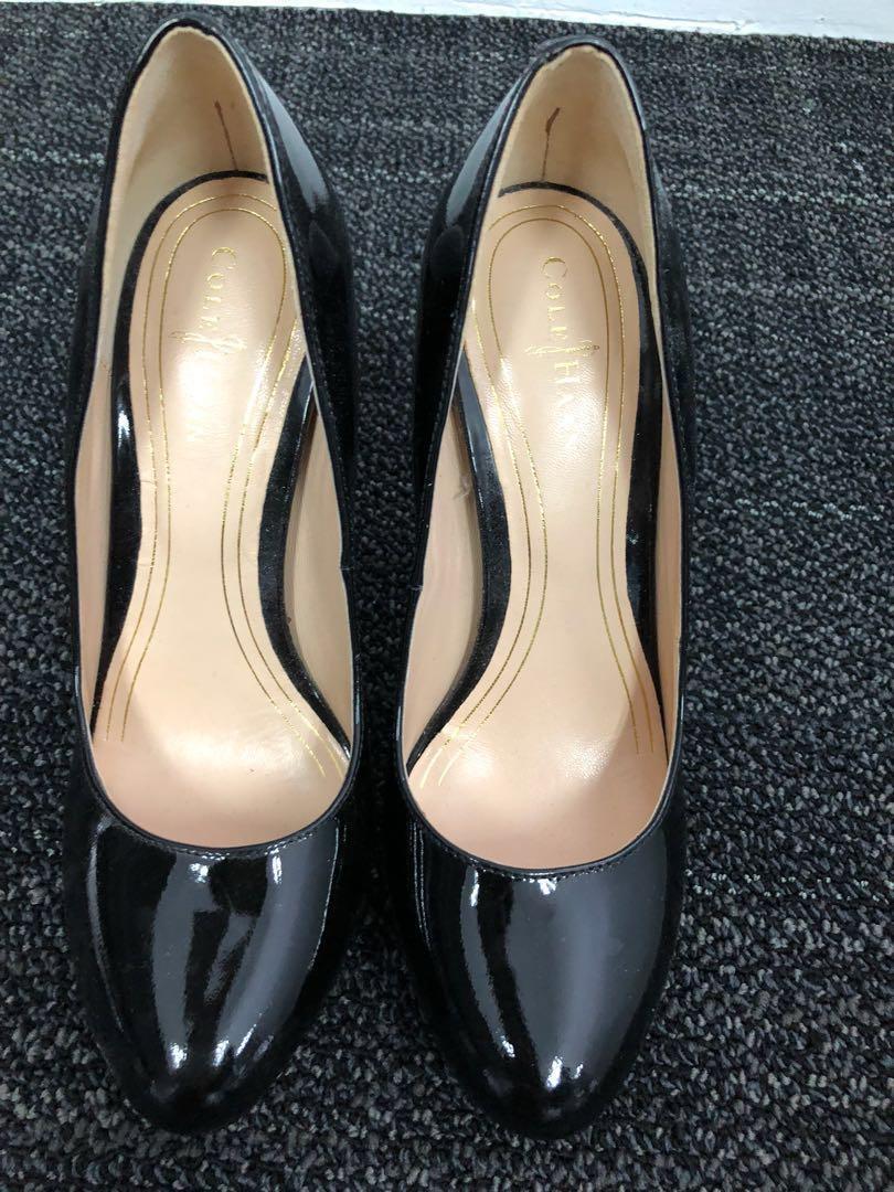 cole haan black pumps