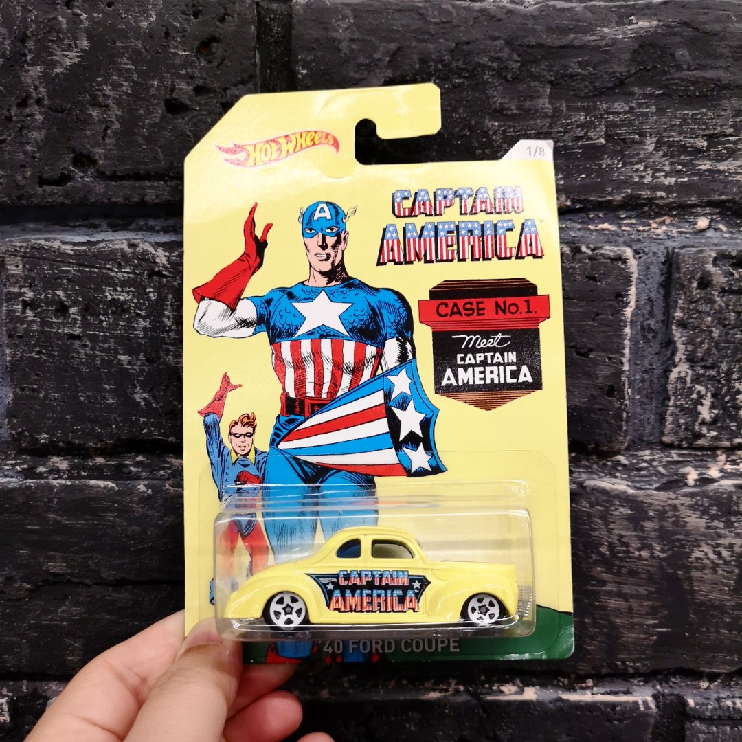 hot wheels 40 ford coupe captain america