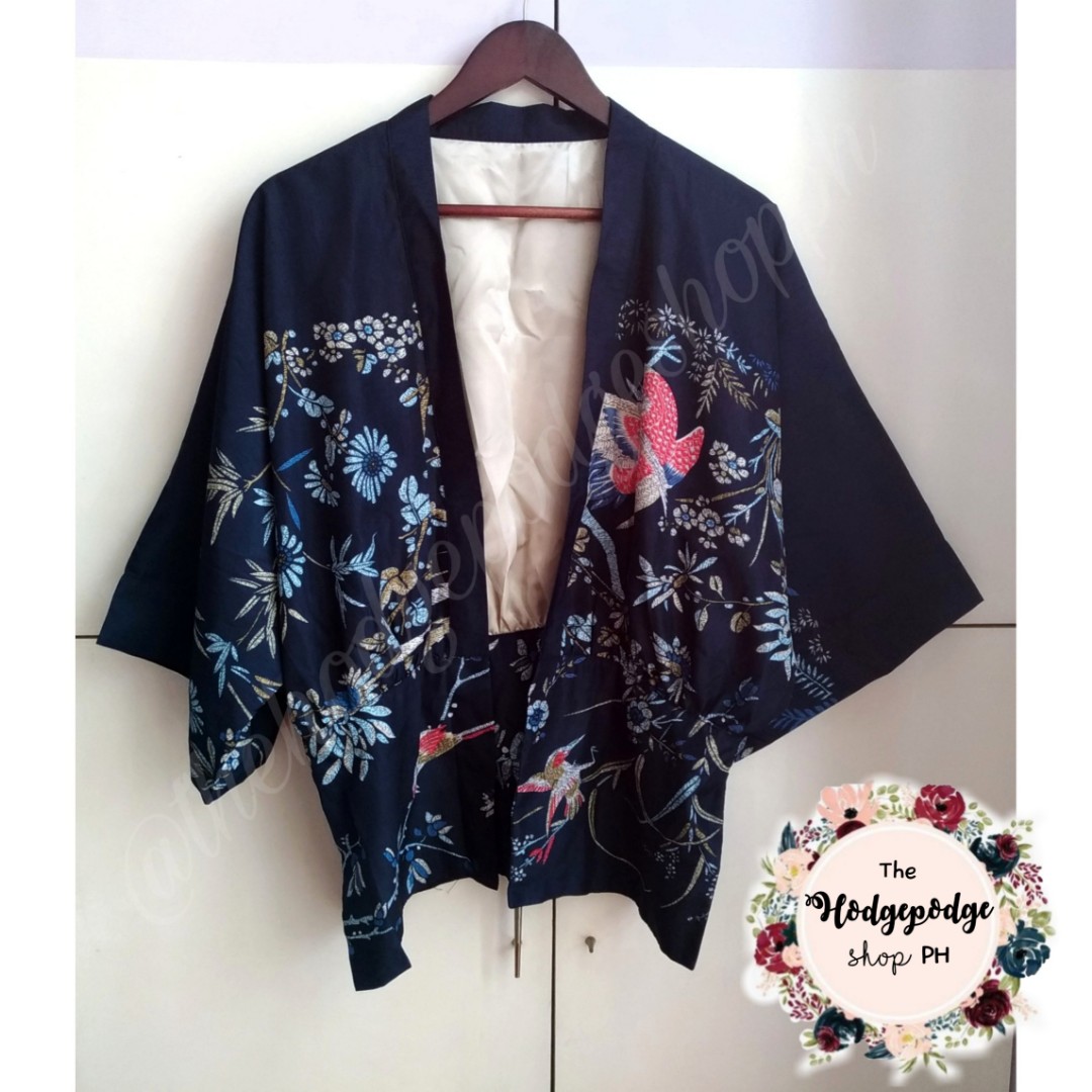 silk kimono cardigan