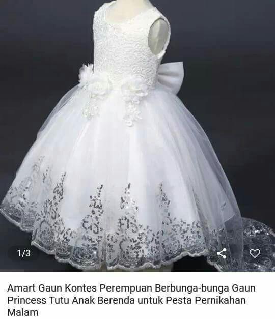 Dress Brokat Anak Bayi Anak Baju Anak Perempuan 4 Hingga 7 Tahun Di Carousell